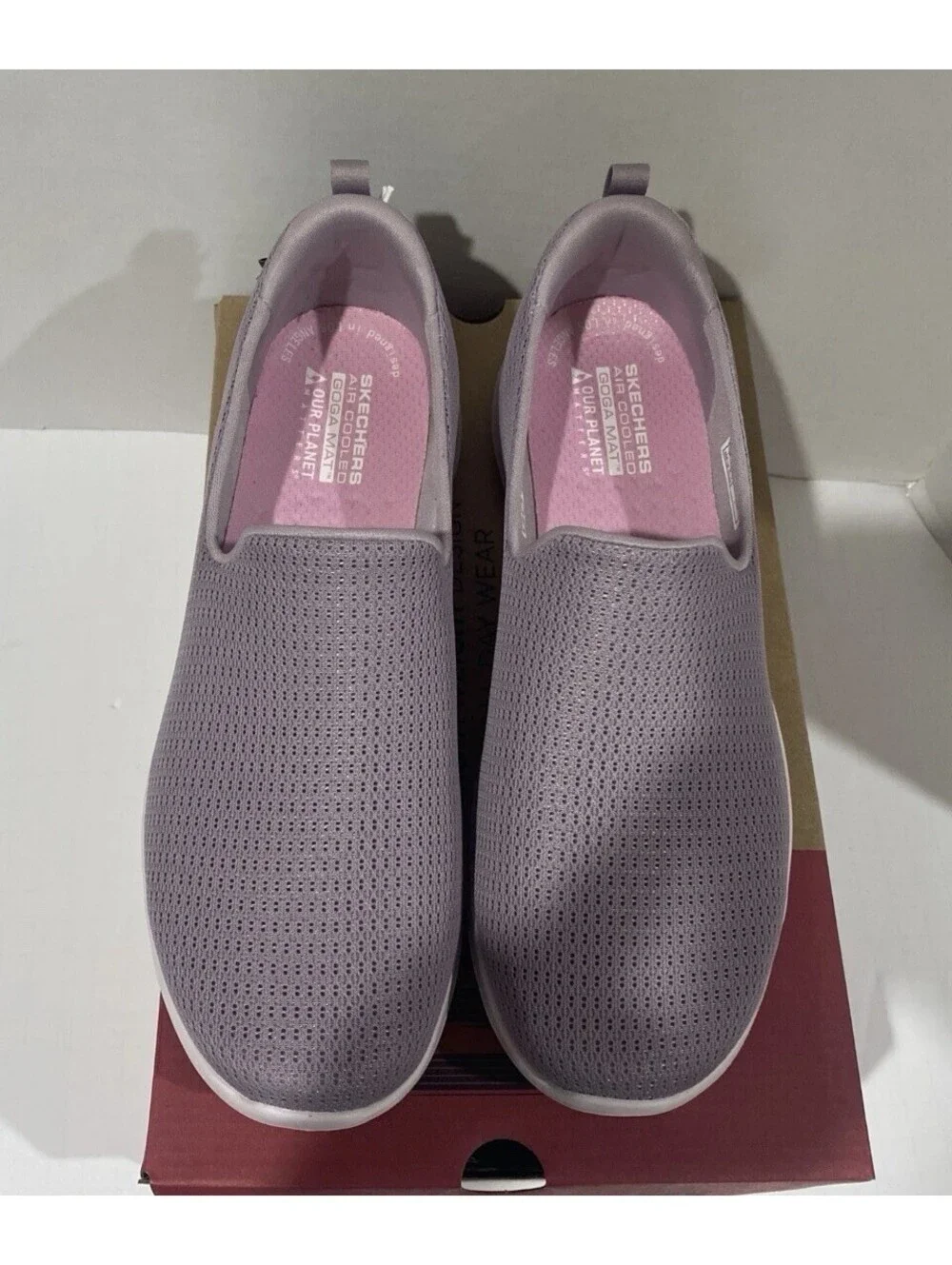 Skechers Womens Sz. 10 Go Walk Joy Aurora (124637) Light Mauve Sneakers New